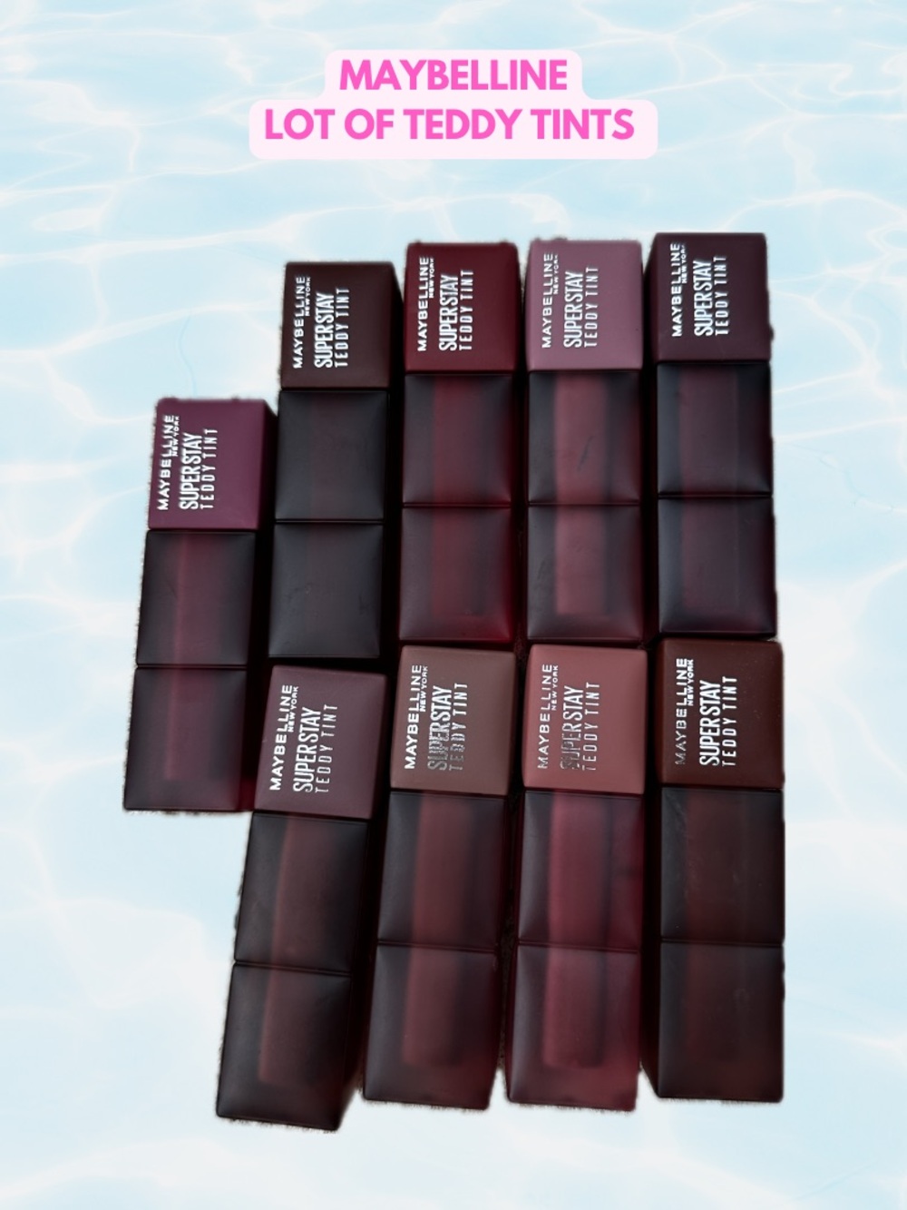Maybelline lot of 9 Teddy Tints